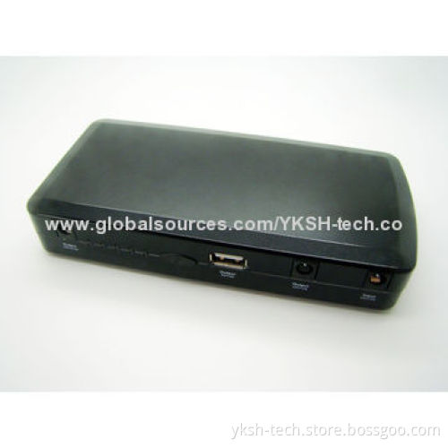 Multiple Function Jump Starter Power Bank, 12,000mAh, 5/2, 12/2, 19V/3.5A Output